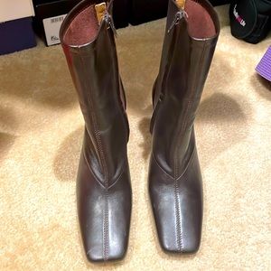 Tony Bianco Fomo Chocolate Nappa Ankle Boots size 8